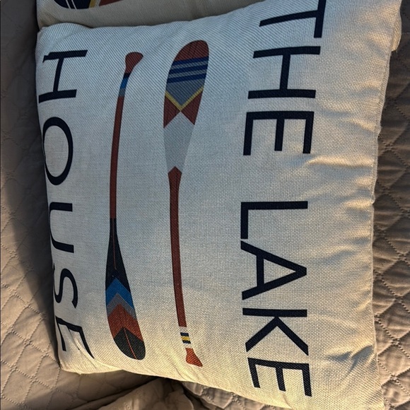 Decorative Lake House Throw Pillows - Set of 4 - Picture 5 of 5